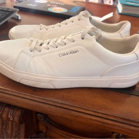 Calvin Klein White Sole Sneakers - Picture 2 of 4